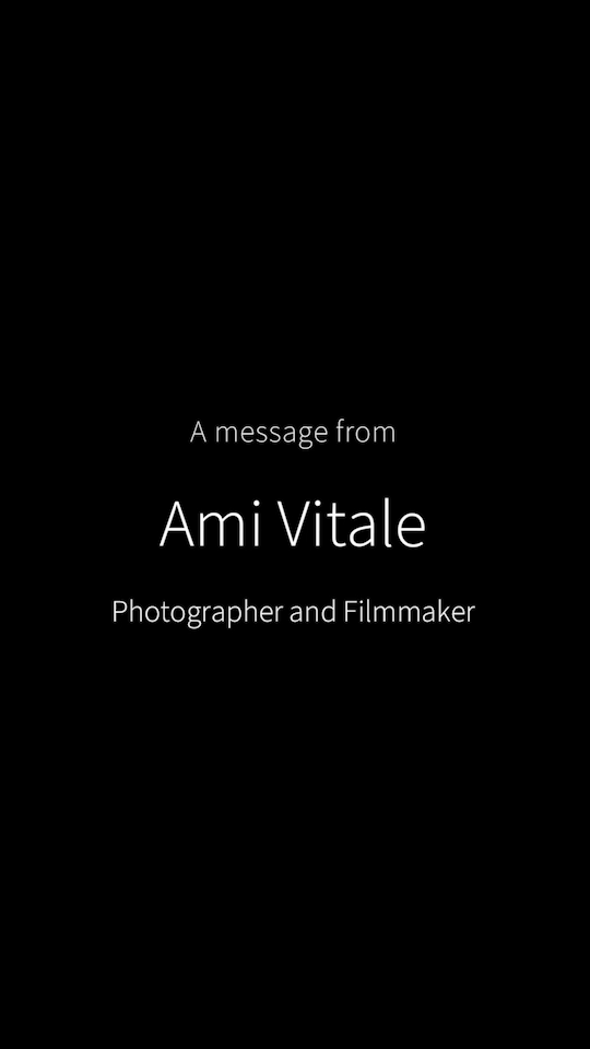 Ami Vitale Comment